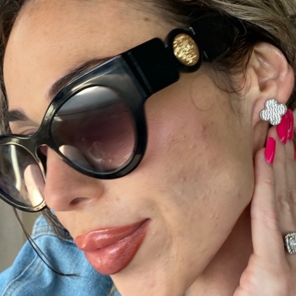 Cubic zirconia Diamond designer earrings    Very trendy